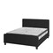 Flash Furniture Queen Size Black Fabric Platform Bed & Mattress HG-BM10-23-GG - alternate 5